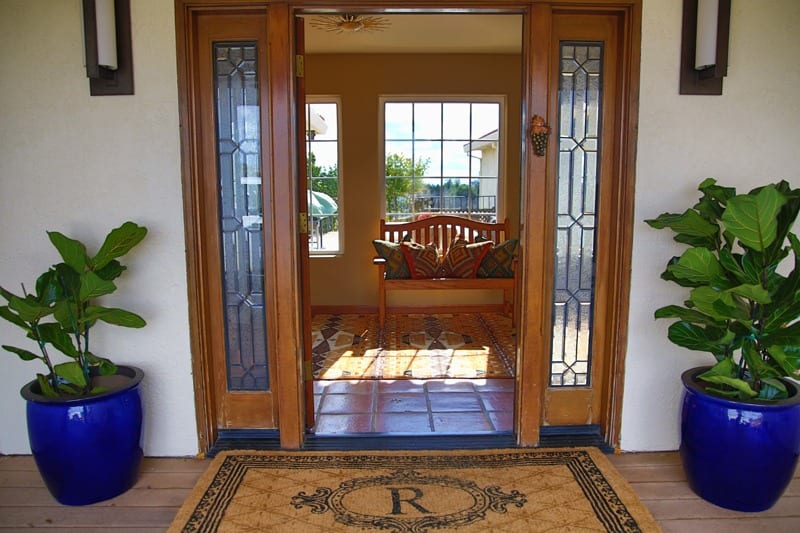 Entrance of vineyard house in Amador County - Jeff Runquist Wines