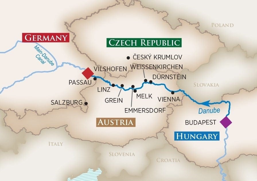 The Melodies of the Danube River Cruise