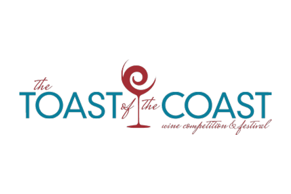 logo toast of the coast wine competition festival - jeff runquist wine competition winners