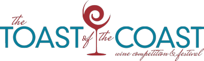 logo toast of the coast wine competition